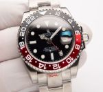 ROLEX GMT Master Fake GMT-Master II  Black-Red Ceramic Bezel 8215 Movement 40MM Watch